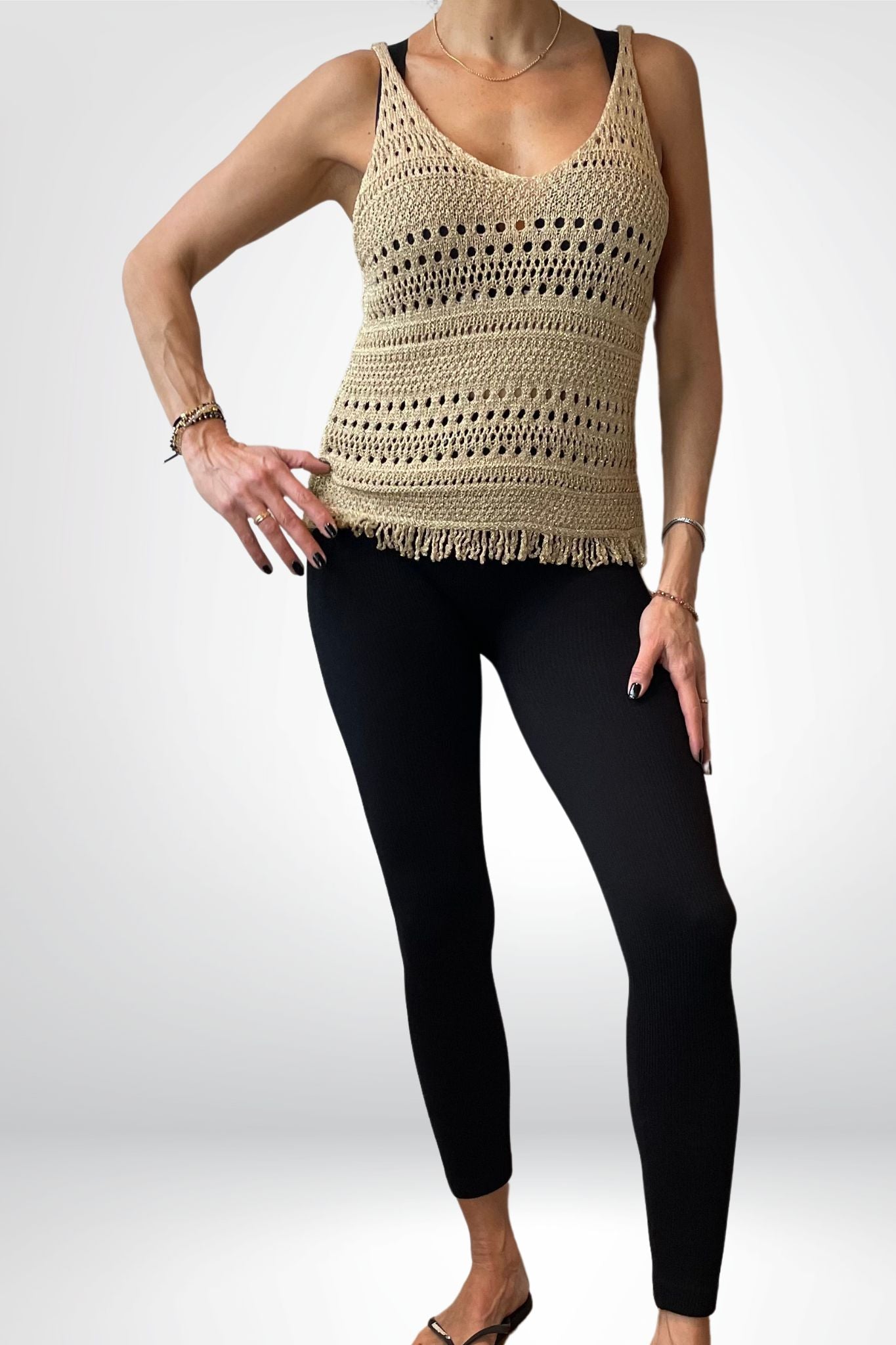 Ibiza top op legging zwart Sourí Fashion