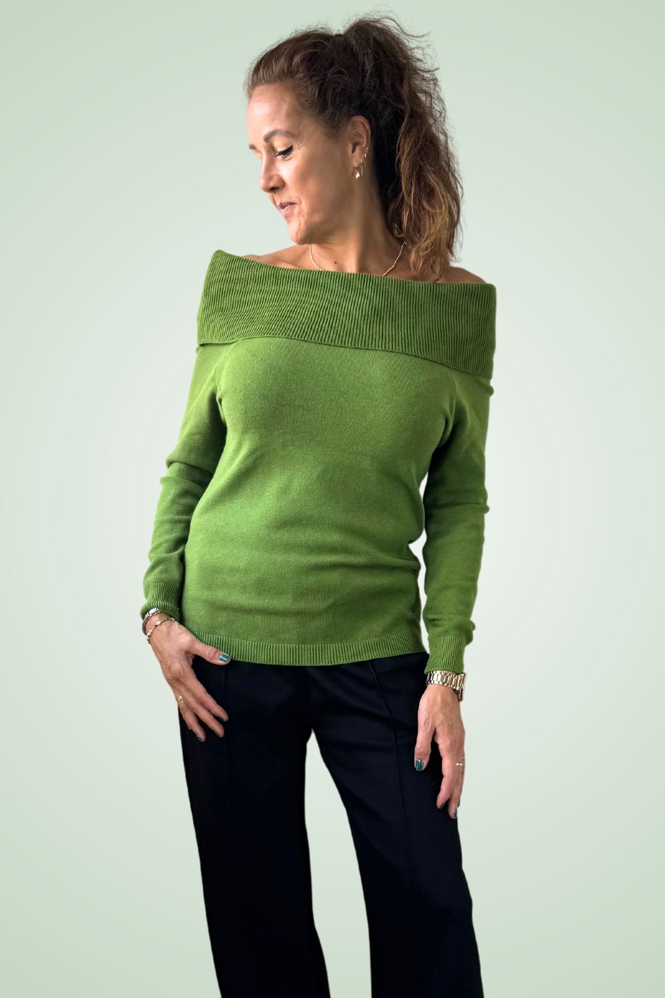 Supersoft Sourí-truitje "off-shoulder"