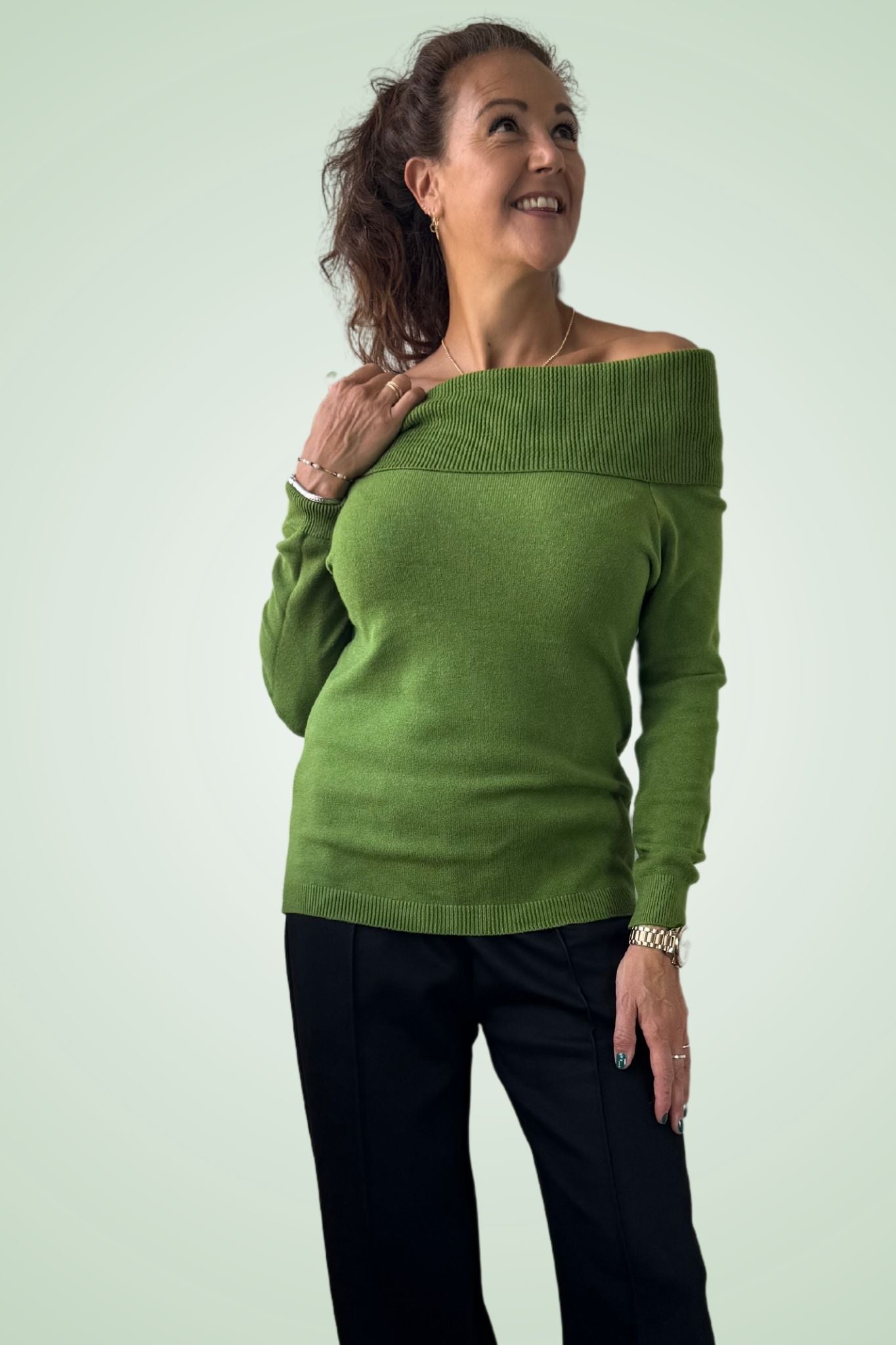 Supersoft Sourí-truitje "off-shoulder"