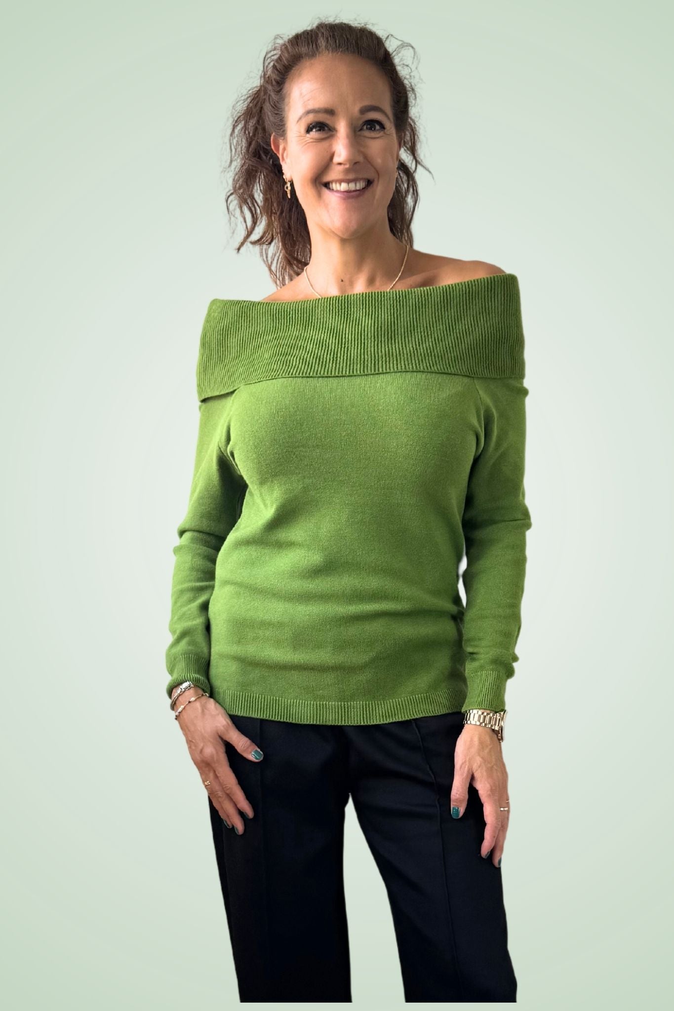 Supersoft Sourí-truitje "off-shoulder"