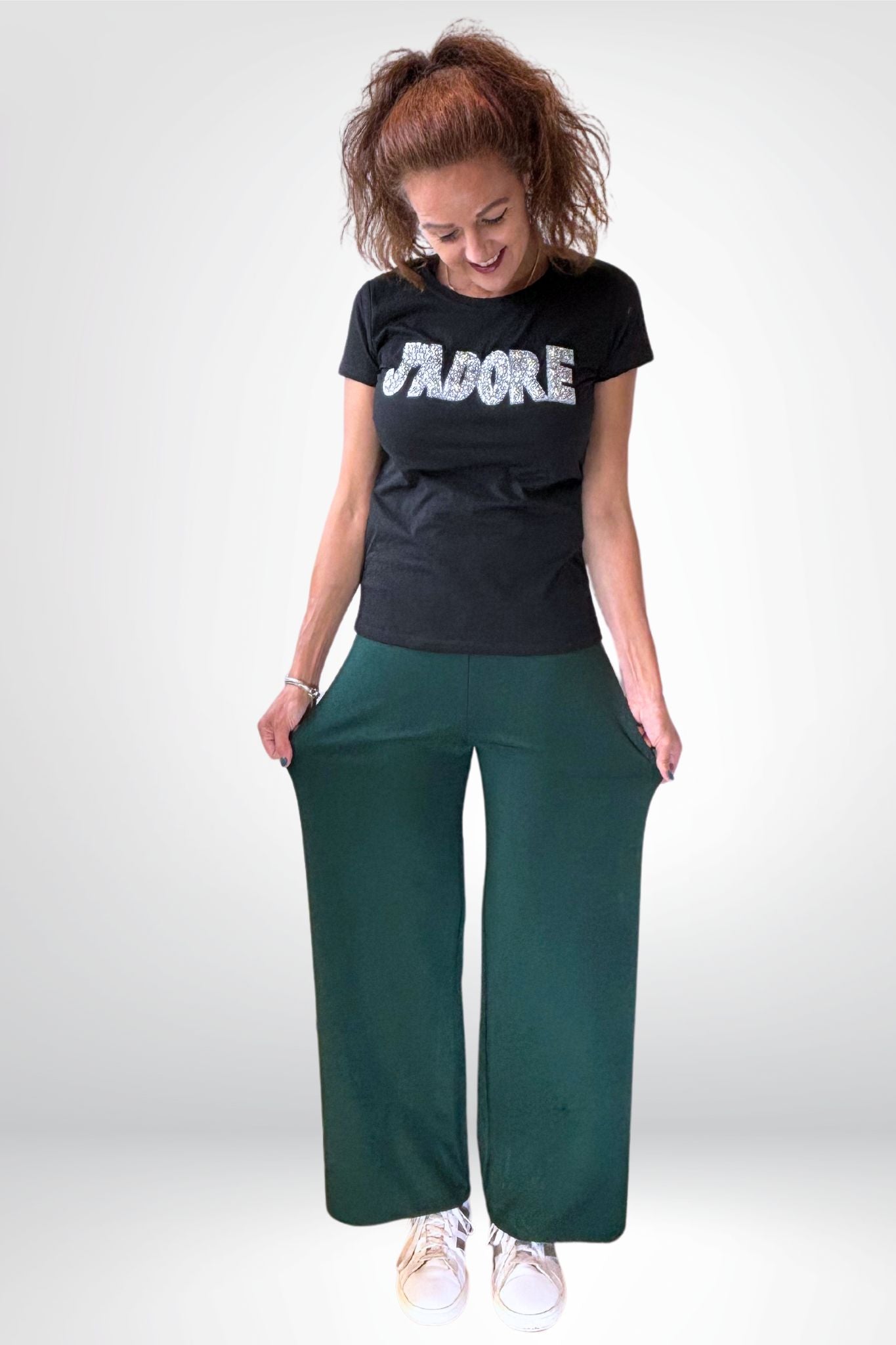 Soepele wide leg Sourí pants