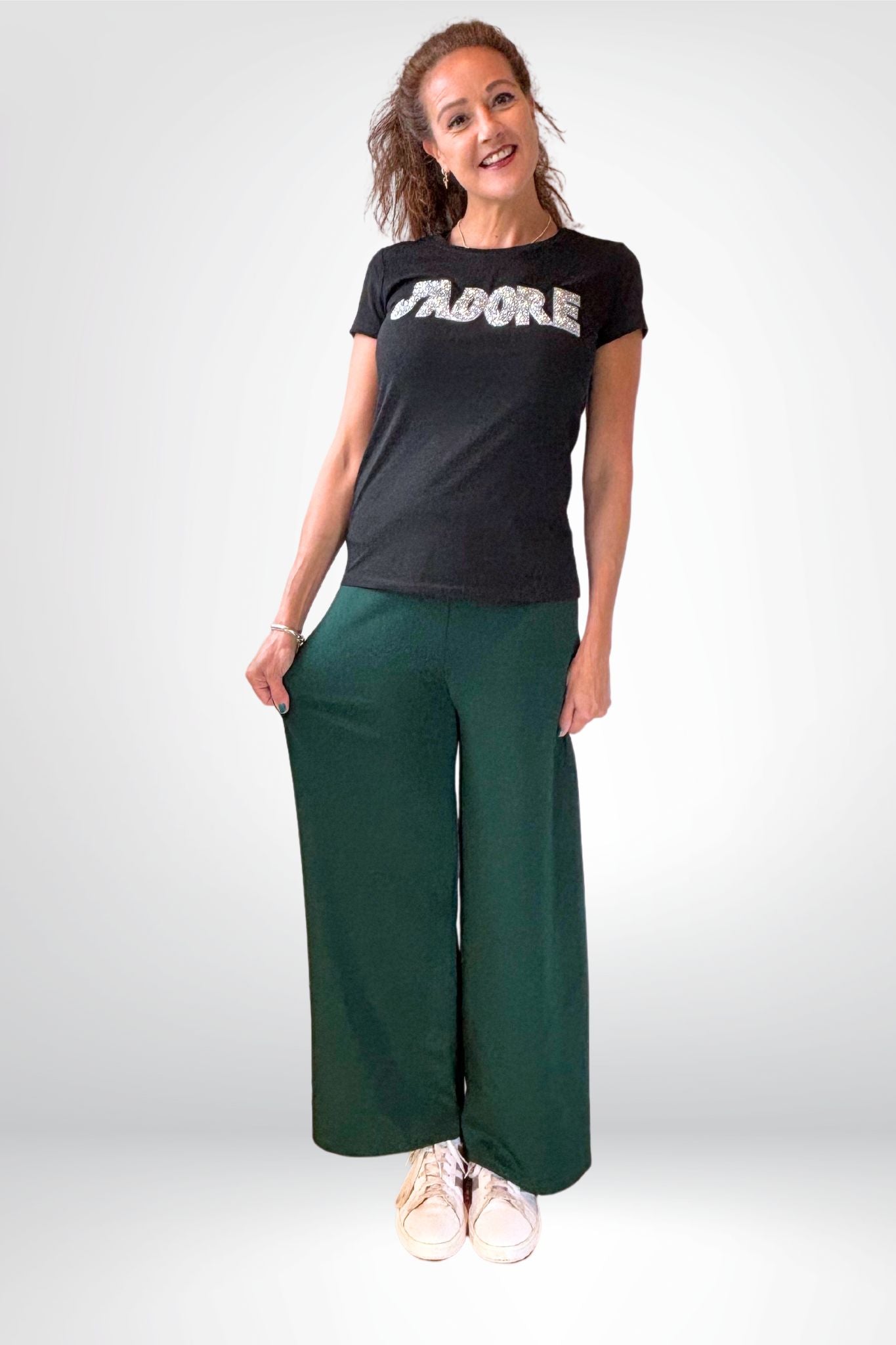 Soepele wide leg Sourí pants