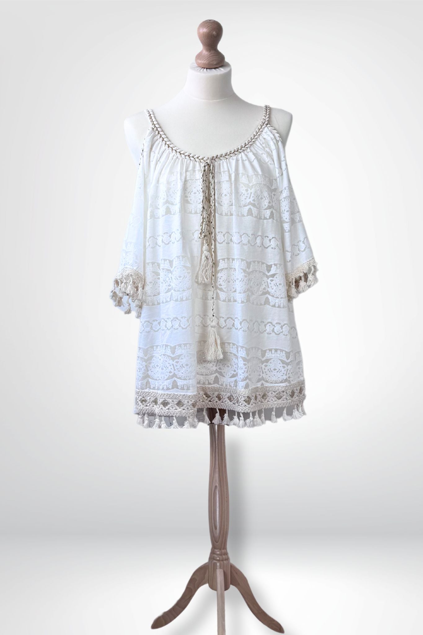 Heerlijk zomerse broderie top Summervibes Souri Fashion