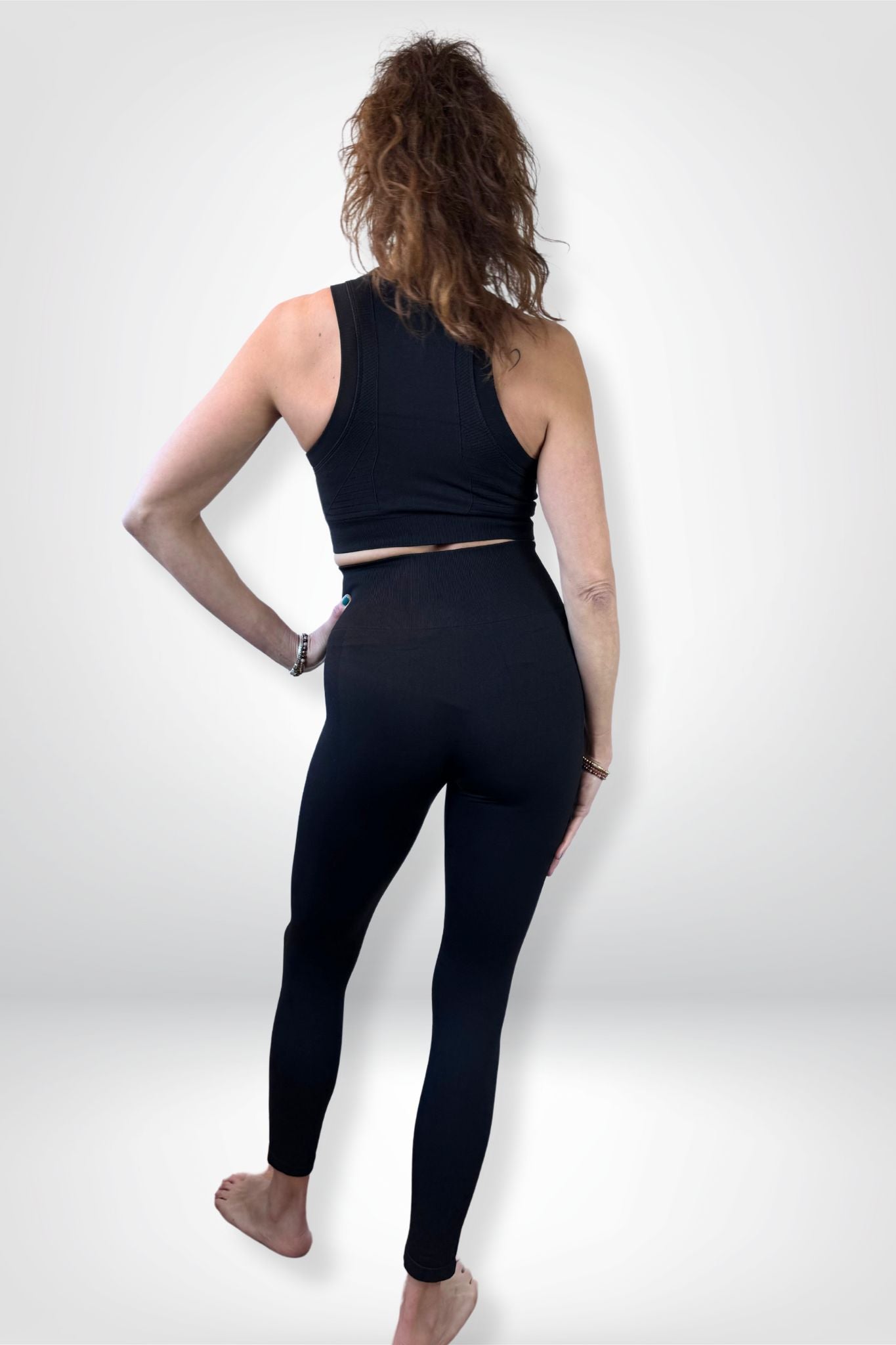 Legging zwart achter Sourí Fashion