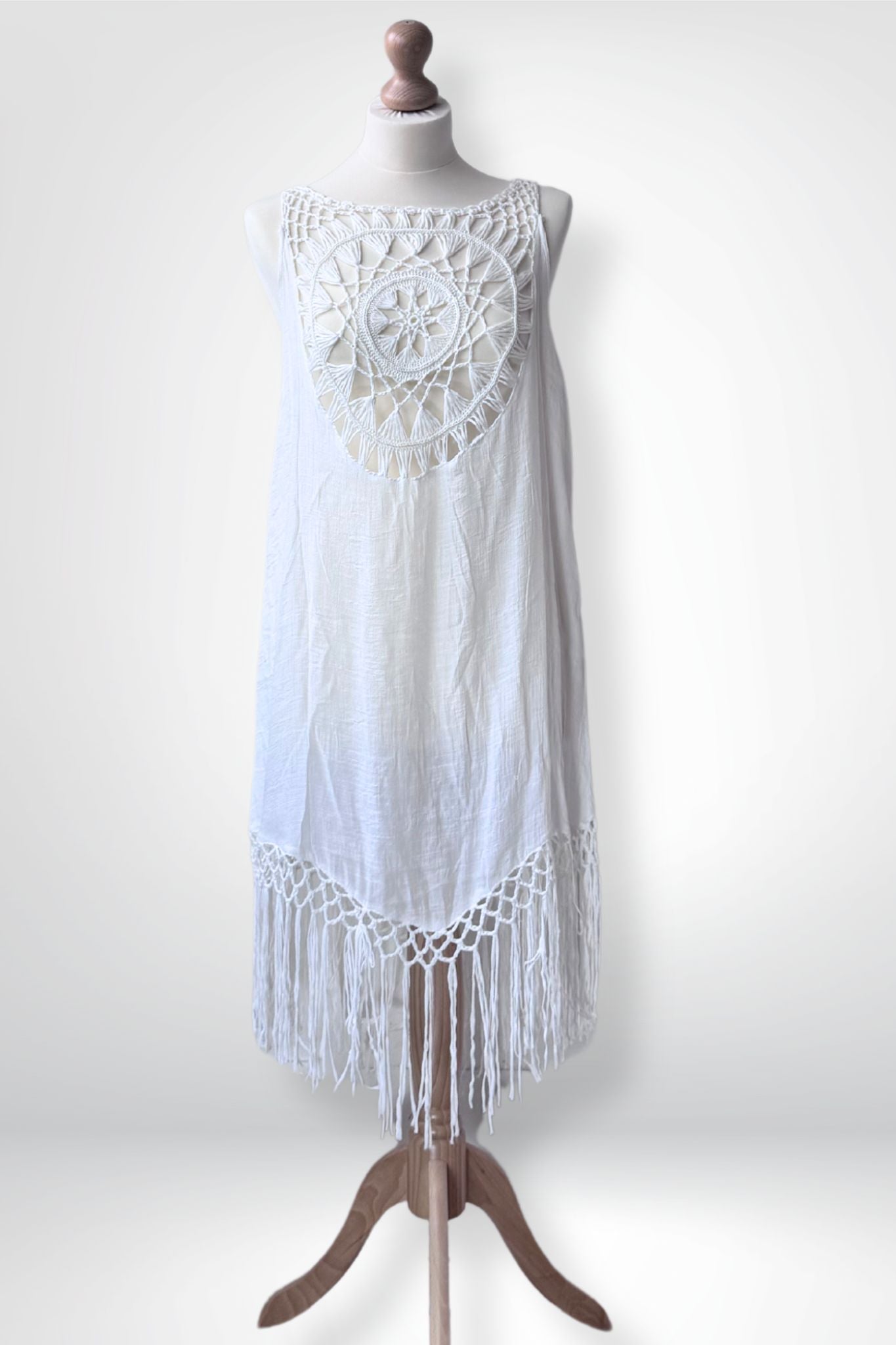 Eyecatcher tuniek "Frivolous" op pop Ibiza style Sourí Fashion