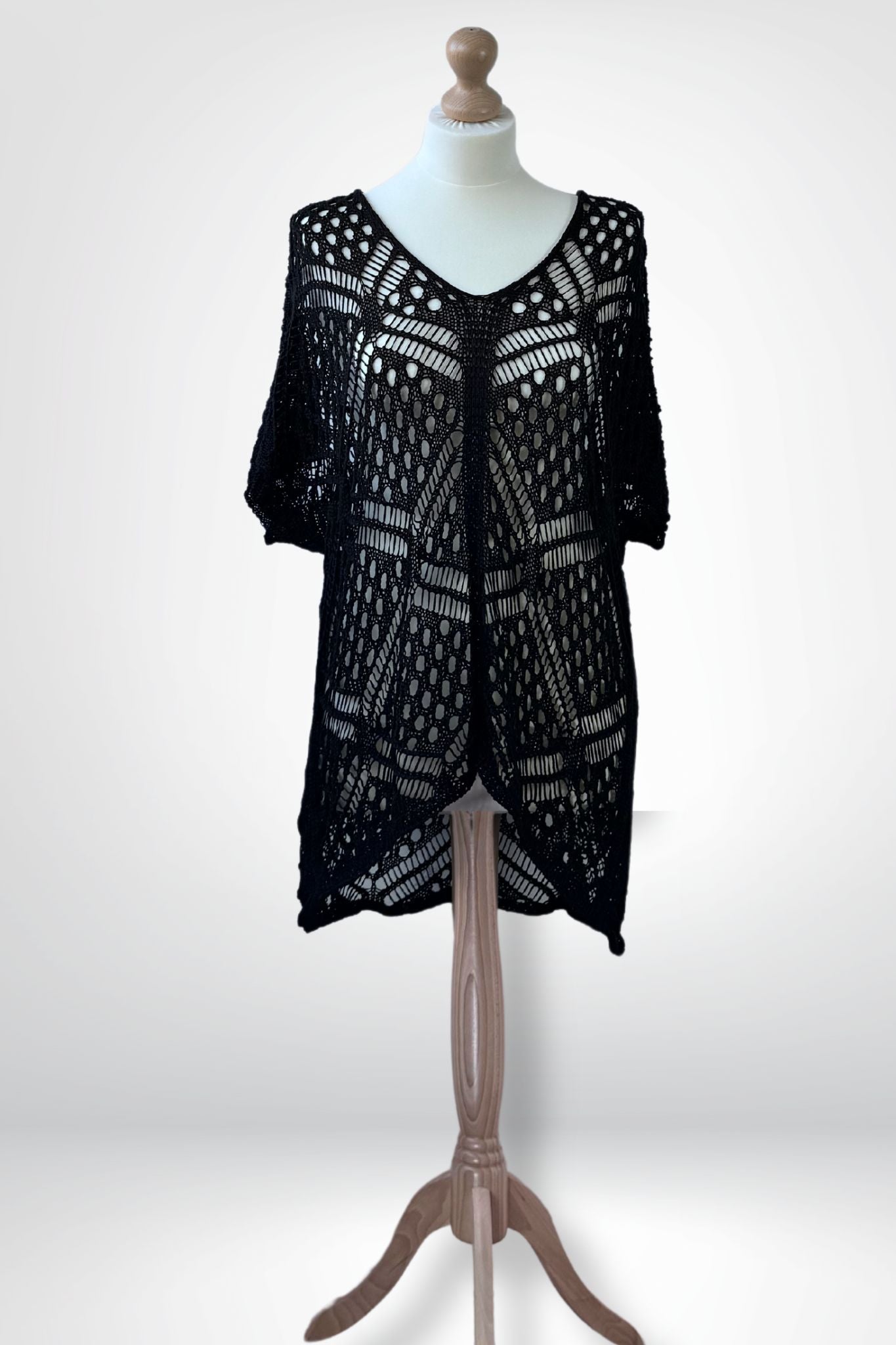 Casual chique Sourí-top "Feel lacy" van kant op pop