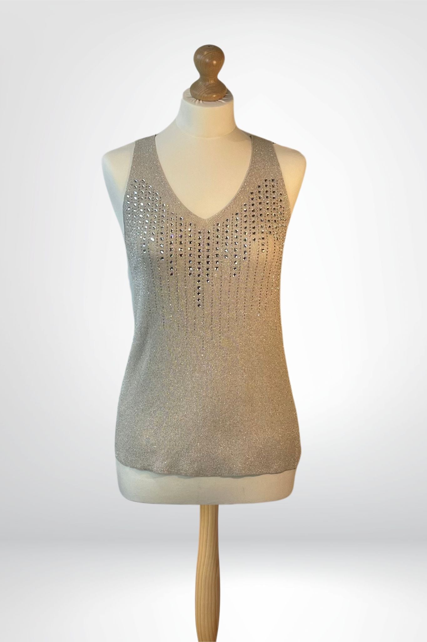 Top met steentjes op pop Sourí Fashion