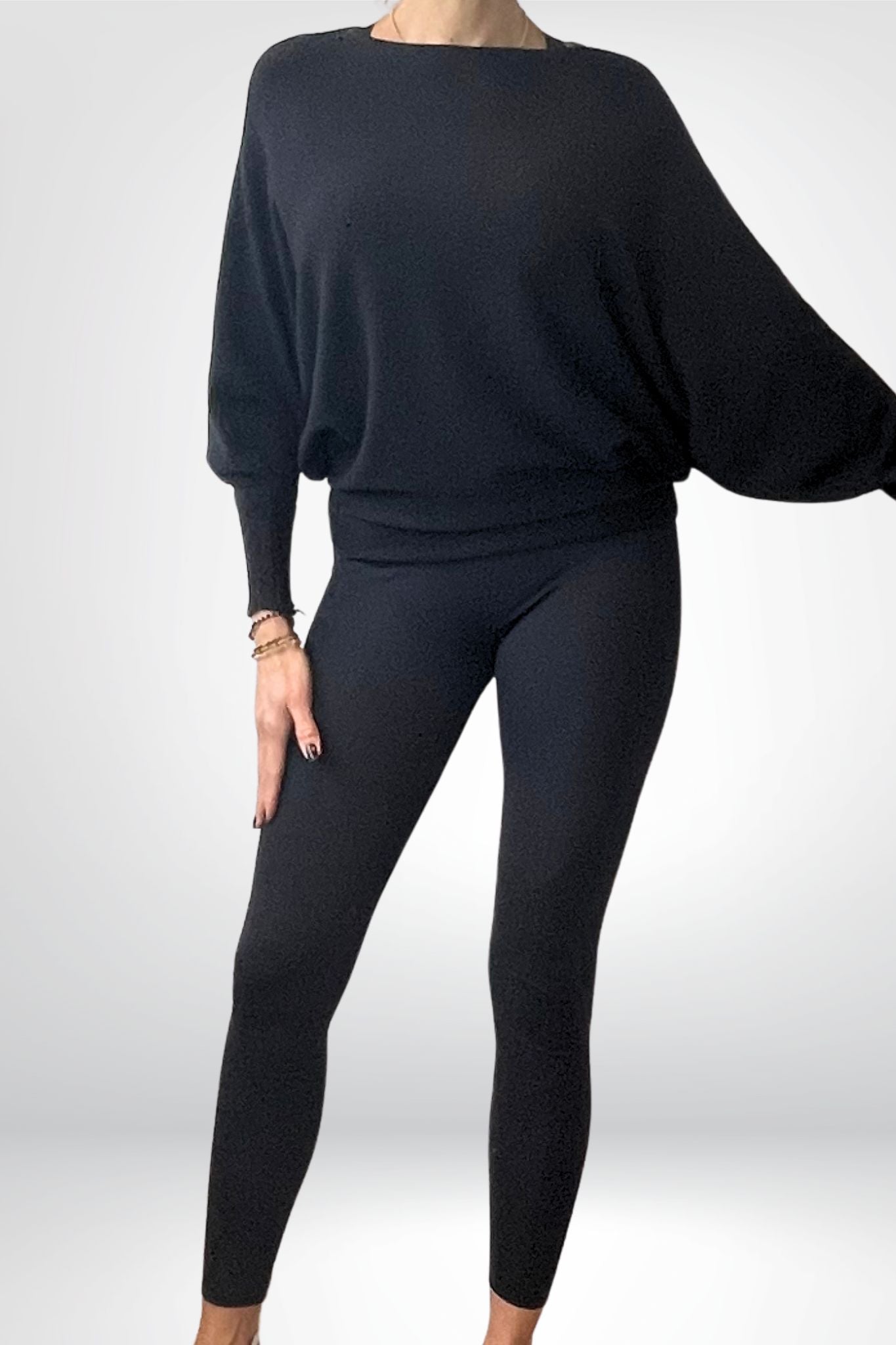 Vlindertrui zwart Sourí Fashion