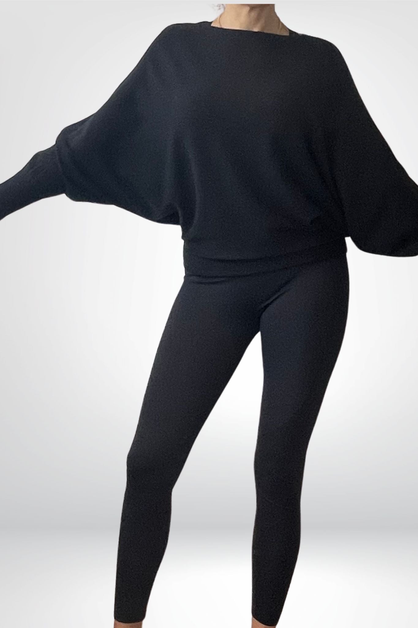 Vlincertrui zwart Sourí Fashion