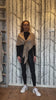 poncho met hippe riem Sourí Fashion