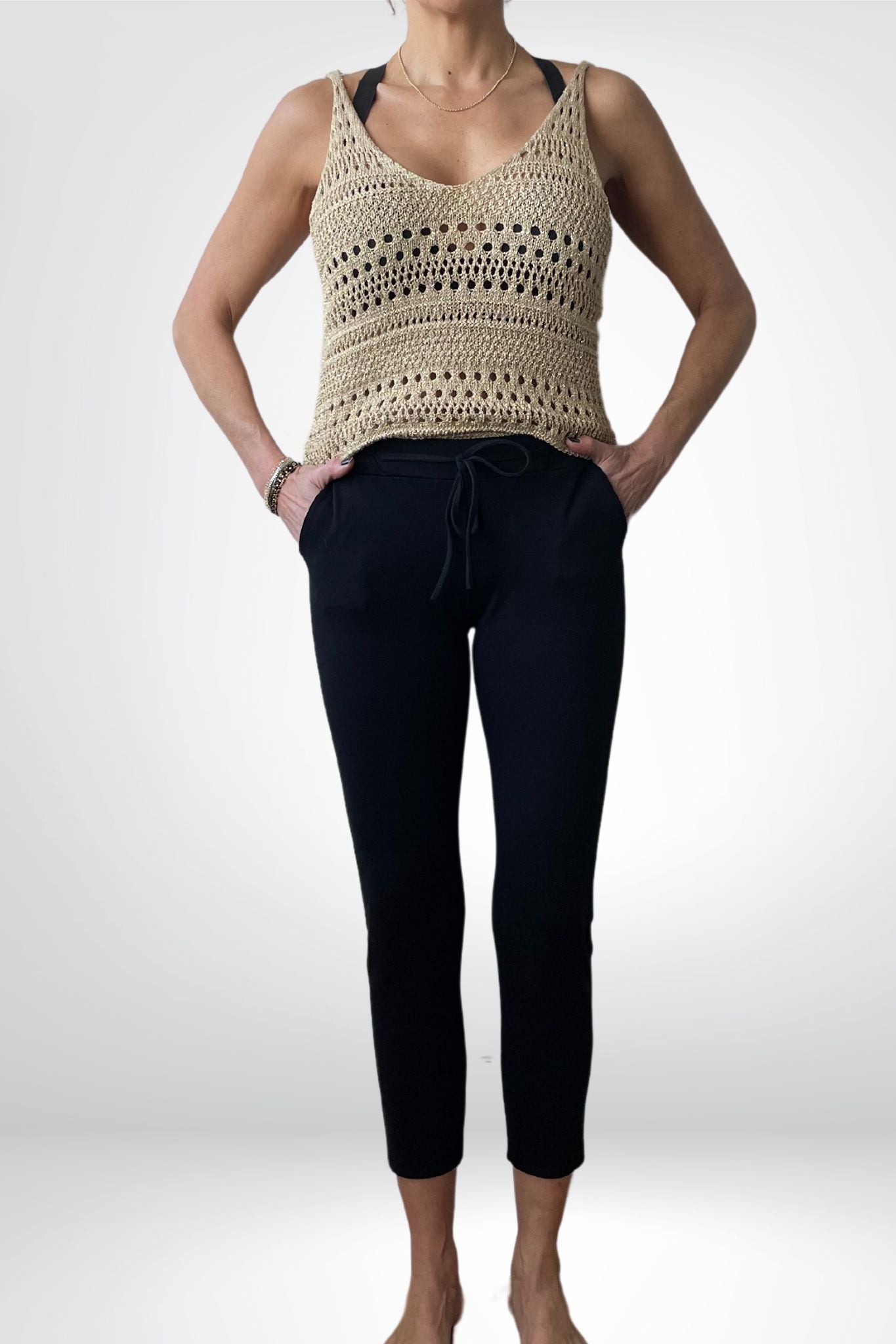 strikbroek zwart 2 Sourí Fashion